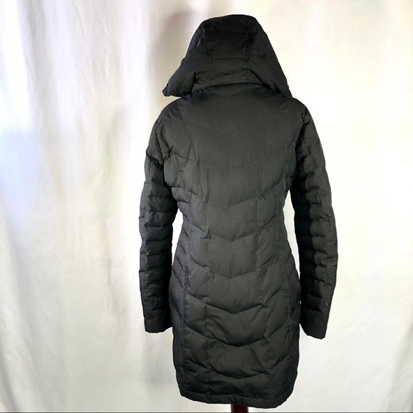 Lands’ End midi down puffer jacket with hood XS - Picture 5 of 9
